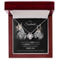 To My Soulmate | I Love You, Forever & Always - Love Knot Necklace