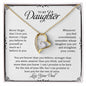 To My Daughter | Never Forget That I Love You - Forever Love Necklace